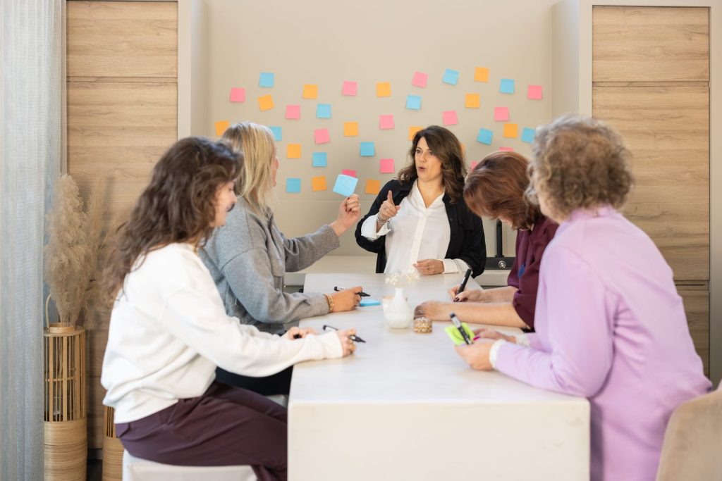 Dimphy voor een groep in een sessie